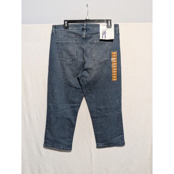 NWT Nine West Chrystie Capri's Denim Jean Size 12x23 - Picture 9 of 14